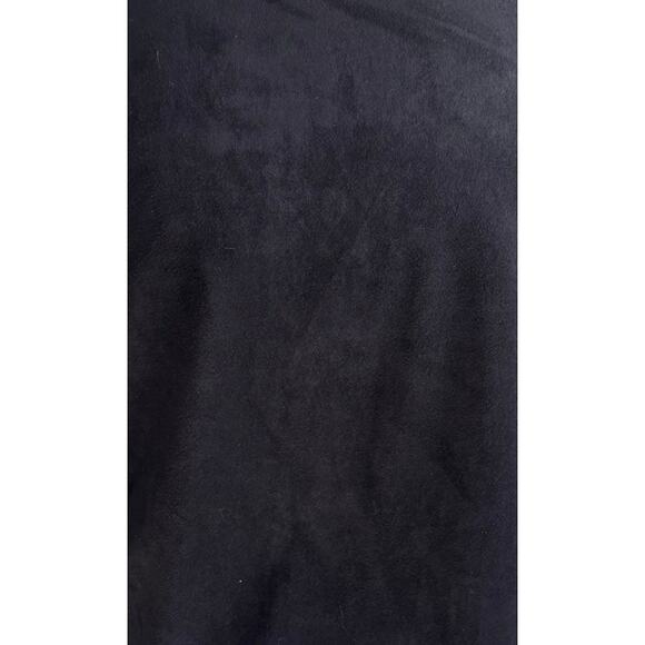 Kensie Small Black Suede Fringe Jacket Polyester - Picture 7 of 10